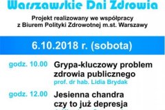 Ursynowskie Dni Zdrowia 6.10 2018 r.