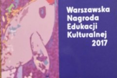 Warszawska Nagroda Edukacji Kulturalnej 2017